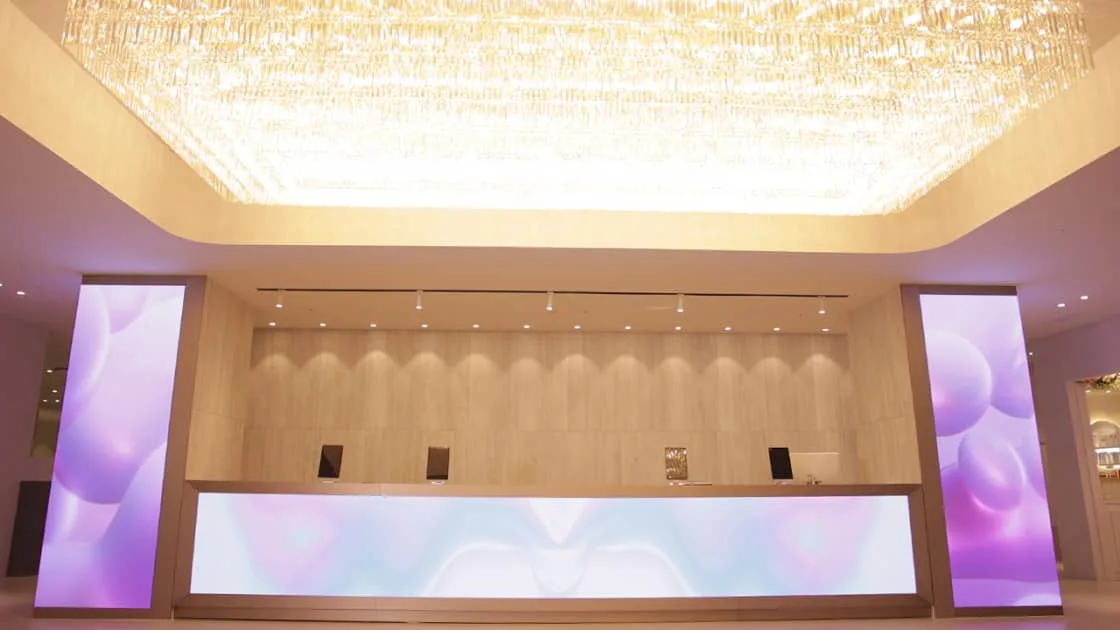 Abijou Hongdae — reception counter